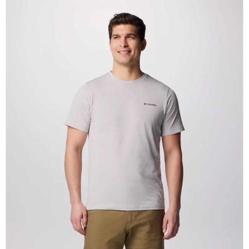 Columbia Men's Thistletown Hills™ Short Sleeve Shirt Heather Gray T-shirt XXL